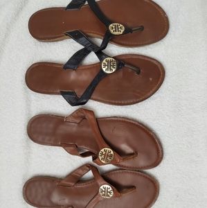 2pc Rouge thong sandals bundle